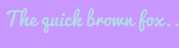 Image with Font Color B4D8E7 and Background Color C998FF